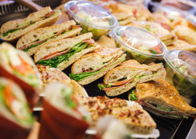 Sandwiches und Salate der Bäckerei Hengstermann